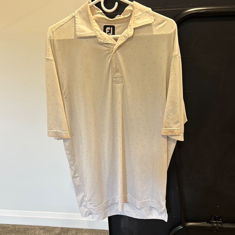 FootJoy Cream Polo Shirt Classic Design